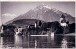 CPSM Format CPA Carte Postale SUISSE SPIEZ Mit Riesen Lac  -  REAL PHOTO TBE - Spiez