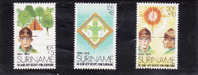C1638 - Surinam 1974 - Michel 677/9 Neufs** - Suriname ... - 1975