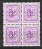 Belgie OCB V798 (**) In Blok Van 4. - Typo Precancels 1951-80 (Figure On Lion)