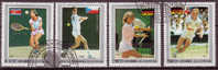 COREE 1986 - N° YT  1824  (3 Val ) + PA 16  - Oblitérés   Série Complete - Tennis