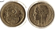 ** 2 FRANCS 1941 MORLON  ETAT TTB+ **2F56 ** - 2 Francs