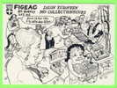 FIGEAC EN QUERCY (46) - SALON EUROPEEN DES COLLECTIONNEURS 1994 - INVITATION RÉUNION - LAURENT LOLMEDE, DESSIN - 100/200 - Figeac