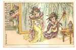 9132) Cartolina Con Bimbi E Bimbe In Abiti Giapponesi -firmata  A. Bertiglia Viaggiata - Bertiglia, A.