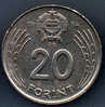 Hongrie 20 Forint 1984 BP Ttb/sup - Hungary