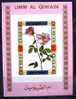 Bloc-Timbre Neuf Non Dentelé : Fleurs : Roses. Umm-Al-Qiwain. Michel N° 1439A - 1972. - Rosas