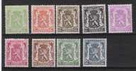 Belgie OCB 418A / 426 (*) - 1935-1949 Sellos Pequeños Del Estado