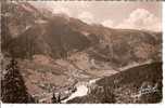 Cpsm De 1952, Les Houches (Hte-Savoie), Vue Générale Sur La Vallée De L´Arve Et Le Col De Voza - Les Houches