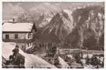 Ansichtskarte  -  Mittenwald ,  Kranzberghaus Gegen Karwendelgeb.  - - Mittenwald