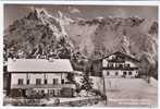 Ansichtskarte  -  Mittenwald ,  Berggasthof Gröblalm Mit Karwendel   - - Mittenwald