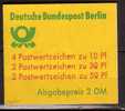 3222) Berlin MH 11a Postfrisch ** - Booklets