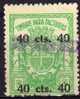 Sello De Facturas Sobrecargado 40 - Revenue Stamps