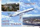 AEROPORT   NICE - COTE D´AZUR  -  3 Vues - Luchtvaart - Luchthaven