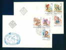 FDC 3990 Bulgaria 1992 / 5,  Explorers / Famous Men, Costumes, Ships,horses , / Entdecker - Exploradores