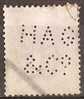 GREAT BRITAIN - 1880 ½d Queen Victoria Perfed "HAG & Co". Used. Scott 78 - Perforadas