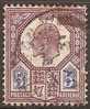 GREAT BRITAIN - 1902 5d King Edward VII. Scott 134. Used - Used Stamps