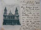 Short Sized Card 8,5 By 11cms London St Paul´s Cathedral  Postally Used 1900 - St. Paul's Cathedral