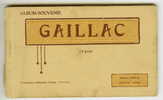 ALBUM-SOUVENIR De GAILLAC Complet ( Carnet De 12 Cartes ) TRES BON ETAT . - Gaillac