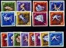 1963 ISSUE - WINTER OLYMPIC GAMES INNSBRUCK 1964 SET PERF & IMPERF. - Used Stamps