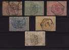 BELGIUM STAMP Sc#Q1-Q6 CV$140 USED RAILROAD - Oblitérés