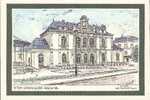 72 CHATEAU DU LOIR - Hôtel De Ville  - Illustration Yves Ducourtioux - Chateau Du Loir