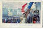 CPA        4 SEPTEMBRE 1870    PROCLAMATION DE LA REPUBLIQUE - Inaugurations