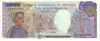 RWANDA   5 000 Francs  Daté Du 01-01-1988   Pick 22     ***** BILLET  NEUF ***** - Ruanda