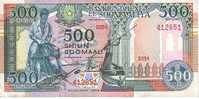SOMALIE    500 Shillings   Daté De 1996   Pick 36     ***** BILLET  NEUF ***** - Somalia