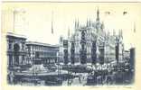 REF LPU4 - CPA ITALIE MILANO PIAZZA DEL DUOMO OBLITERATION "VOTATE LA LISTA NAZIONALE" MARS 1924 - Sindicatos