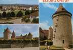 CPSM. BOURGANEUF. VUE GENERALE. LE CHATEAU. LA TOUR ZIZIM. DATEE 1988. FLAME. - Bourganeuf