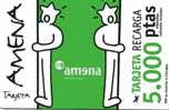 TELECARTE AMENA 5000 PTAS 31/01/2002 - Amena - Retevision