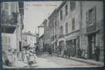 CPA 38-MORESTEL-RUE PRINCIPALE- - Morestel