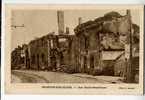 Cpsm ORADOUR SUR GLANE Ruines Rue Emile Desourteaux -hotel Aubreuil ?- Ph Lavaux Ed Assos Famille Des Martyrs - Oradour Sur Glane