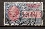 ITALIA  - 1908 - VF USED  - Yvert # 2 - Posta Espresso