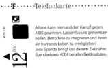 TELECARTE T 12 DM 01/97 AIDS - P & PD-Series: Schalterkarten Der Dt. Telekom