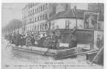 94 / FL/ IVRY, Inondations 1910, MM Fallières, Briand, Millerand Lépine Et COutant, En Chaland, ANIMEE - Ivry Sur Seine