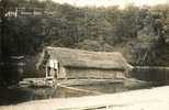 ASIE - MALAISIE - PAHANG - CARTE PHOTO D'une MAISON BATEAU - REAL PHOTO POSTCARD HOUSE BOAT - Maleisië