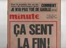 Minute 19 Mars 1969 - Petit Clamart - L´affaire Pompidou ... - Politique