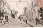 C.P.A    (   SAINT- BRICE - SOUS -FORET  "  La Grande Rue "  ) Carte  Prise De Vue Animée Rare - Enfants - Beau Plan ). - Saint-Brice-sous-Forêt