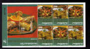 ALBANIE ALBANIA ALBANIEN EUROPA CEPT 2006 GASTRONOMIA CARNET CON  6 SELLOS + MINI BLOCK - 2005