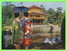 KYOTO, JAPAN - MAIKO AT GOLDEN PAVILION - - Kyoto