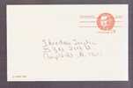 Postal Card - Robert Morris - 1981 - Scott # UX92 - 1981-00