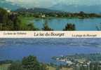 CPSM.  LE LAC DU BOURGET. LA BAIE DE GRESINE. LA PLAGE DU BOURGET. DATEE 1987. - Le Bourget Du Lac
