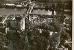 CARTE POSTALE DE MONTRICHARD - VUE AERIENNE - LE DONJON ET LE PONT SUR LE CHER - Montrichard