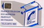 TELECARTE 600 AGENCES Te 14 C 510 - 600 Agences