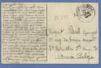 Kaart Met Cirkelstempel BRAINE-LE-COMTE Op 24/1/1940 (Mobilisatie) (VK) - Briefe U. Dokumente