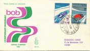 ITALIA 1966 FDC "VENETIA 231"  CAMPIONATO MONDIALE DI BOB. ANNULLO CORTINA D´AMPEZZO. VIAGGIATA - Hiver