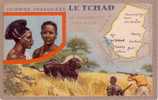 Tchad - Colonies Françaises - Carte (Chasse Au Buffle) - Tschad