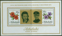 AITUTAKI..1973..Michel # Blok 1..(A 81-B 81)...MLH. - Aitutaki