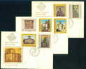 FDC 1665 Bulgaria 1966 Bulgarian Art 2,500 Years / 3,  Architecture, Churches BOJANA , Saints, Art, Paintings MONASTERY - Religie