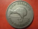 786 NEW ZEALAND   NUEVA ZELANDA  ONE FLORIN  KIWY  ANIMAL     AÑO / YEAR  1947  MBC/  VF - Nuova Zelanda